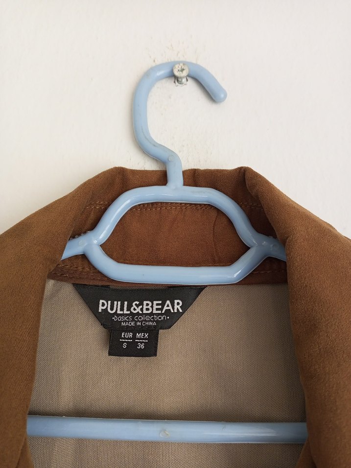 Pull&Bear Erkek Süet Biker Ceket - Görsel 3