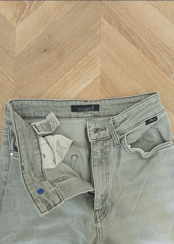 Gri Regular Fit Midi Kadın Denim Pantolon - Görsel 5