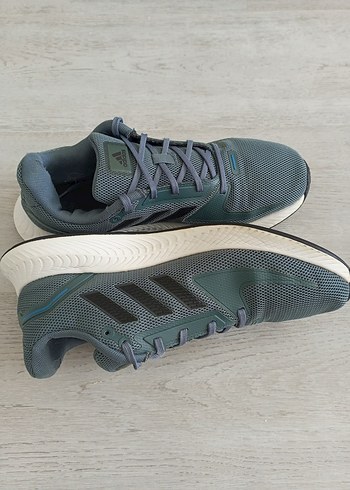 Gri Adidas Erkek Koşu ve Antrenman Ayakkabısı - Görsel 5