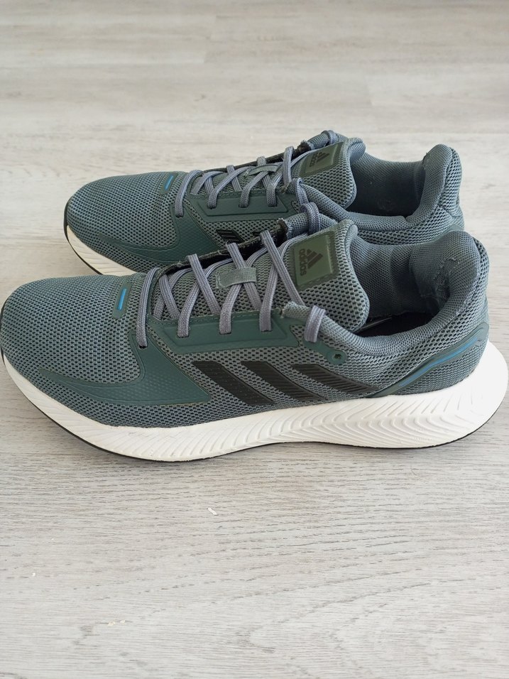 Gri Adidas Erkek Koşu ve Antrenman Ayakkabısı - Görsel 3