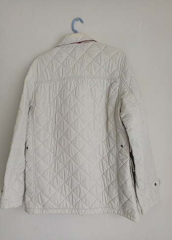 Orijinal Burberry Kapitone Mont - Görsel 7