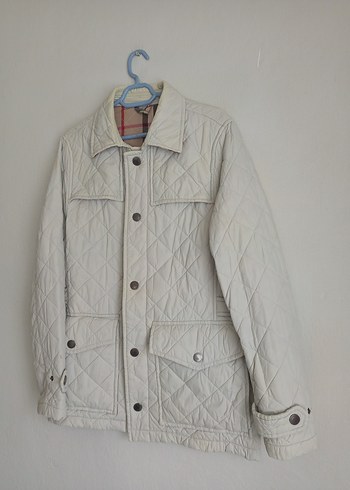 Orijinal Burberry Kapitone Mont - Görsel 2