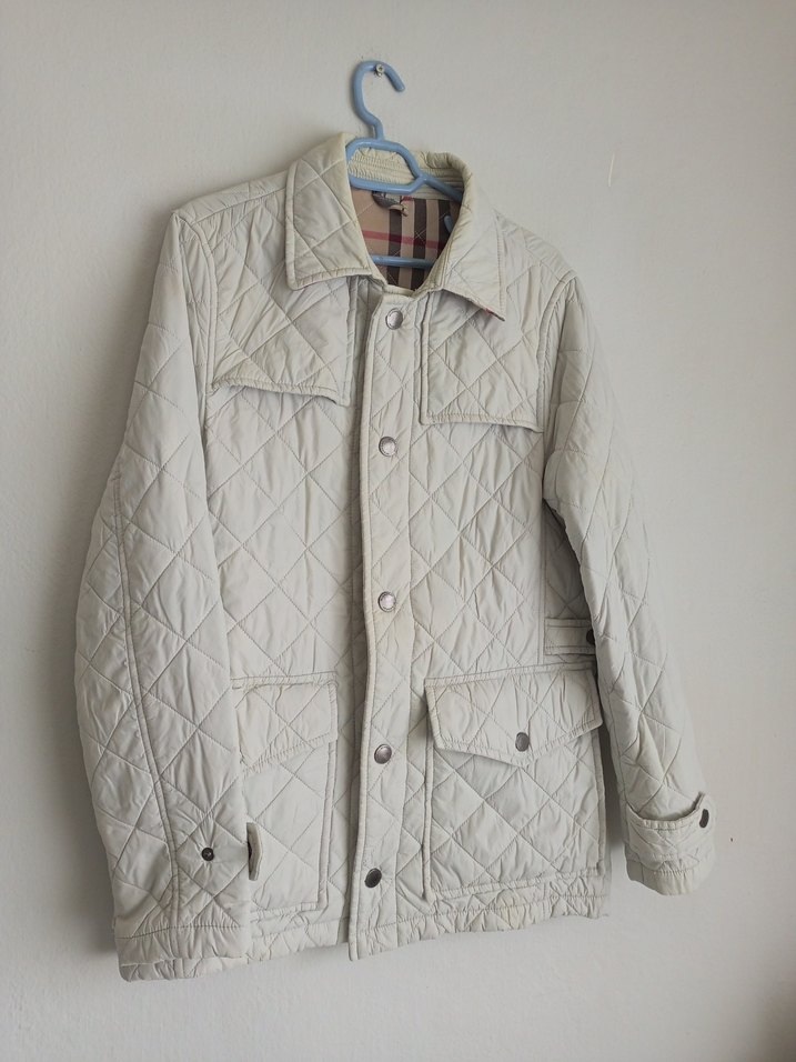 Orijinal Burberry Kapitone Mont - Görsel 3