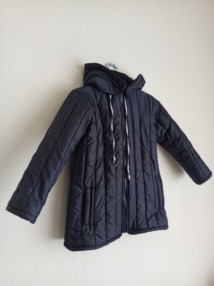 Erkek Çocuk Kapüşonlu Kışlık Mont - Görsel 3