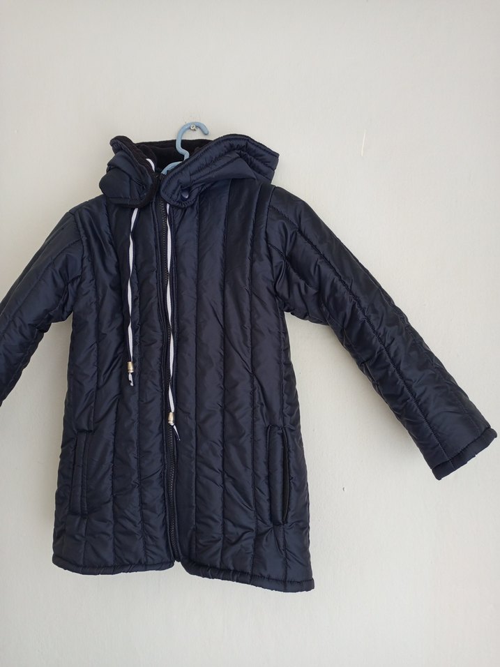 Erkek Çocuk Kapüşonlu Kışlık Mont - Görsel 2