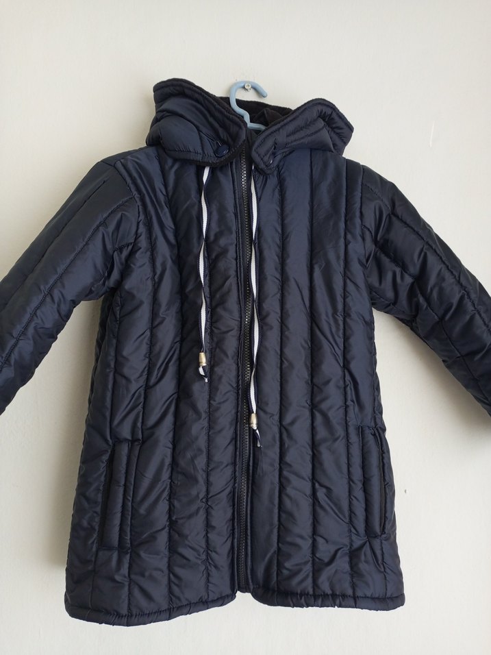 Erkek Çocuk Kapüşonlu Kışlık Mont - Görsel 4