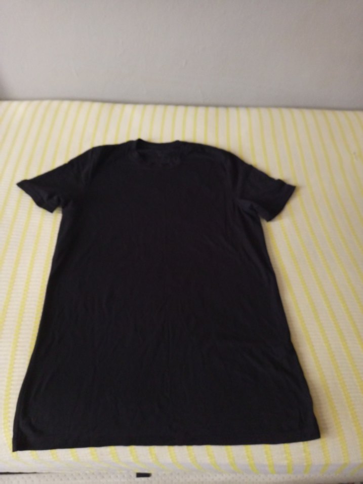 Erkek Siyah Kısa Kollu Basic Tişört - Görsel 4