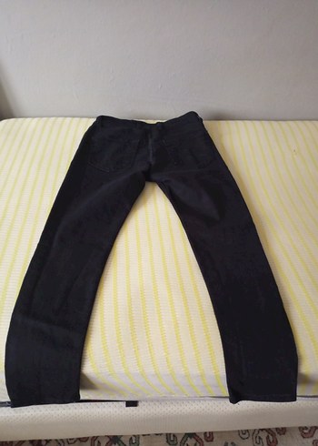 Erkek Siyah Regular Fit Denim Pantolon - Görsel 6