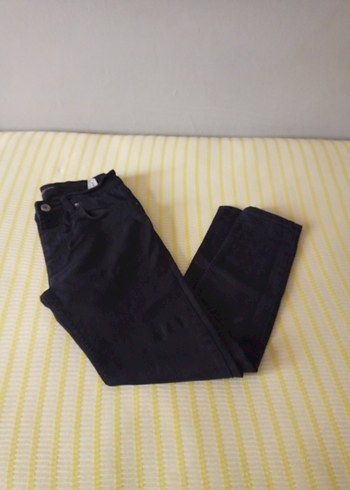 Erkek Siyah Regular Fit Denim Pantolon - Görsel 5