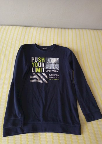 Erkek Çocuk Lacivert Baskılı Sweatshirt - Görsel 2