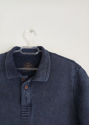 Orijinal Cazador Erkek Lacivert Pamuklu Polo Tişört - Görsel 4