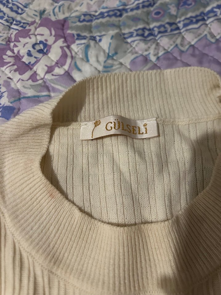 Bej Uzun Kollu Salaş Kadın elbise - Görsel 2