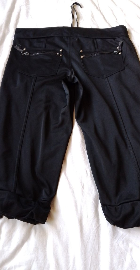 kadın siyah kapri - Görsel 3