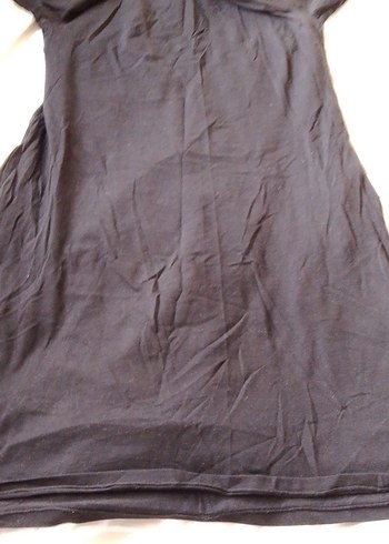 Siyah Baskılı elbise - Görsel 2