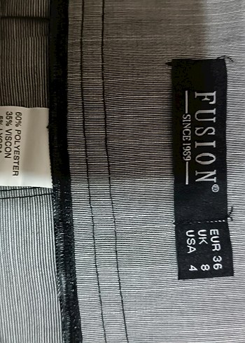 Gri  pileli etek - Görsel 5