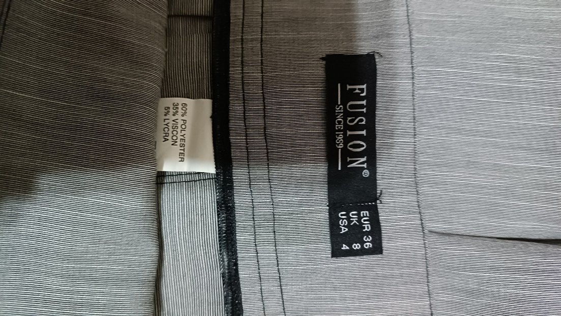 Gri  pileli etek - Görsel 5