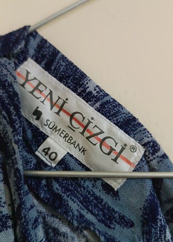 Lacivert Desenli Elbise - Görsel 6