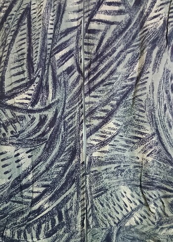 Lacivert Desenli Elbise - Görsel 5