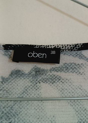 Desenli Kemerli Uzun elbise - Görsel 4