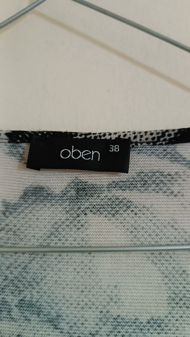 Desenli Kemerli Uzun elbise - Görsel 4