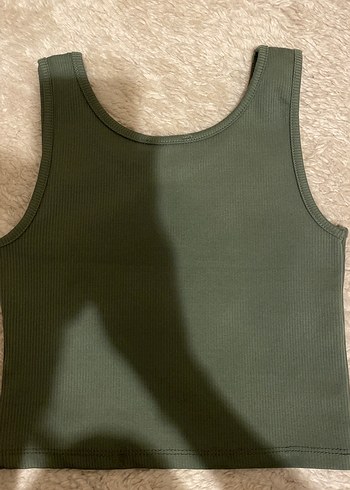 Yeşil Kısa Crop - Görsel 2