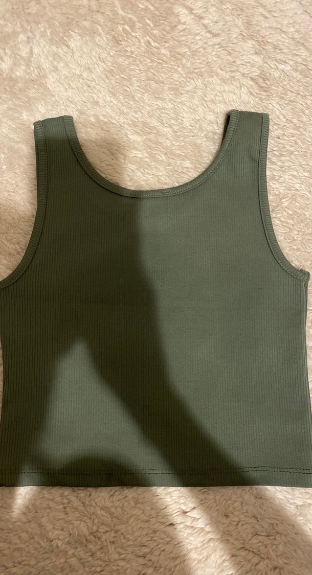 Yeşil Kısa Crop - Görsel 2