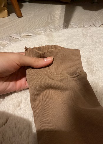 Y2k Oldschool Kahverengi Fermuarlı Kapüşonlu Sweatshirt - Görsel 4