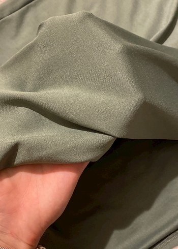 Bershka uzun asker yesili etek - Görsel 3