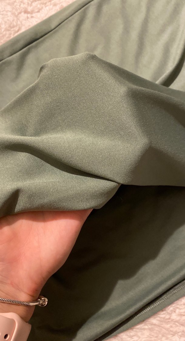 Bershka uzun asker yesili etek - Görsel 3