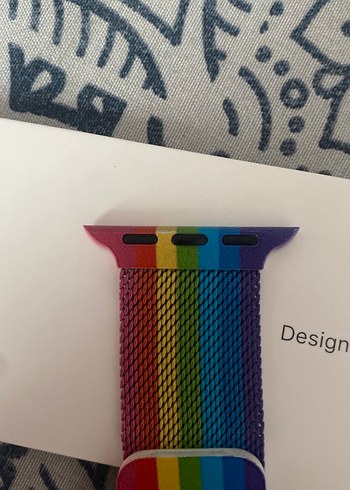 Apple watch orjinal metal gökkuşağı kordon - Görsel 2