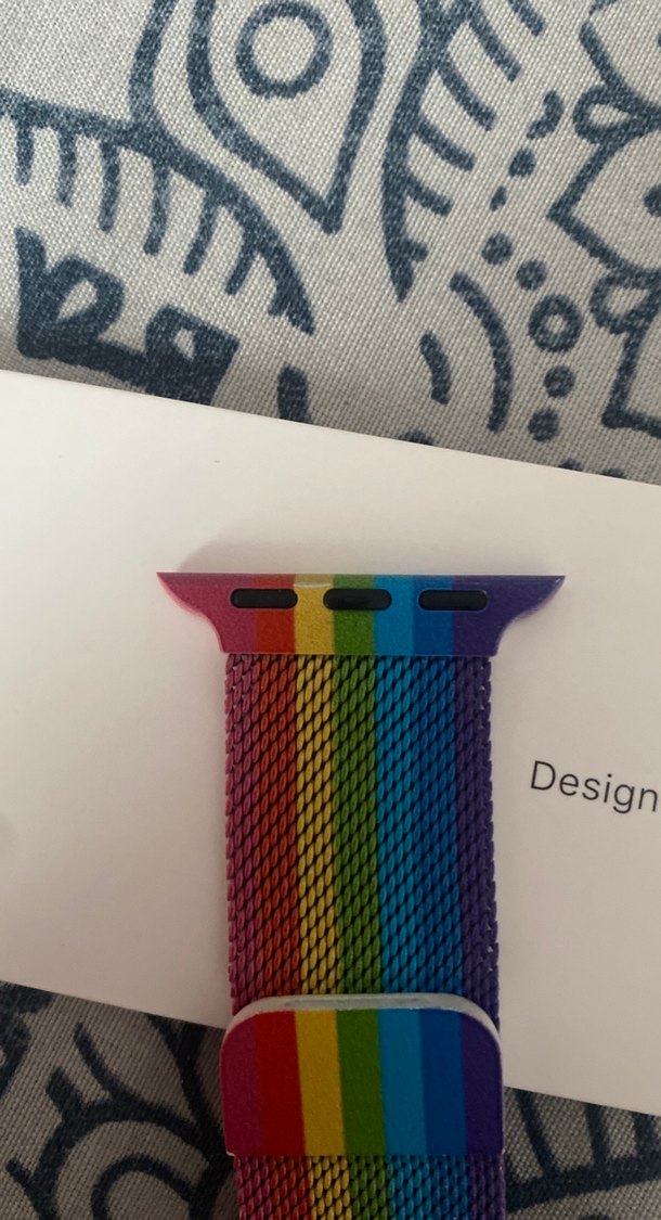 Apple watch orjinal metal gökkuşağı kordon - Görsel 2