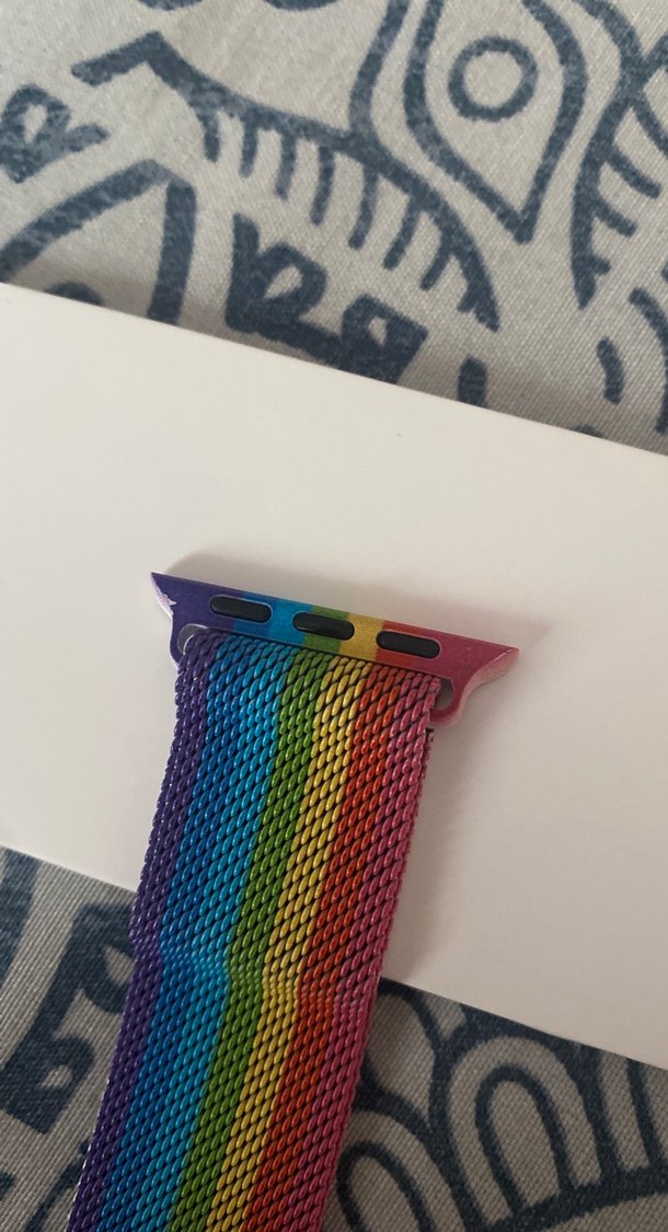 Apple watch orjinal metal gökkuşağı kordon - Görsel 3