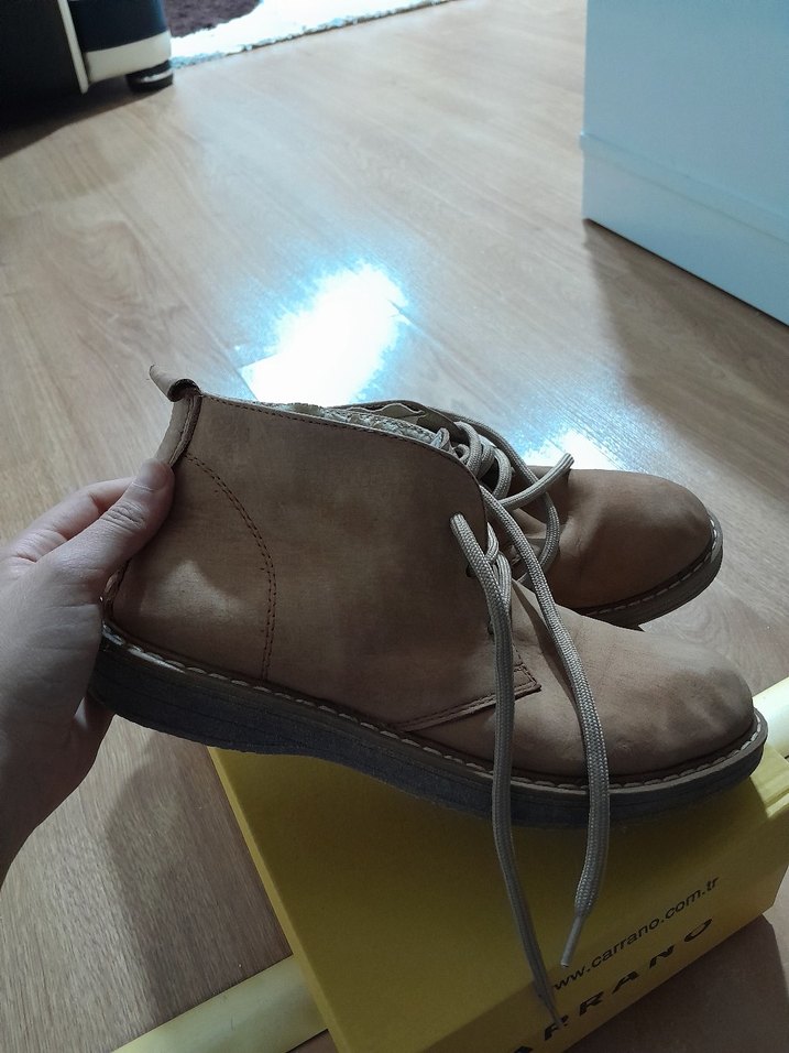 Gri Erkek Ayakkabı Bağcıkları - Görsel 2