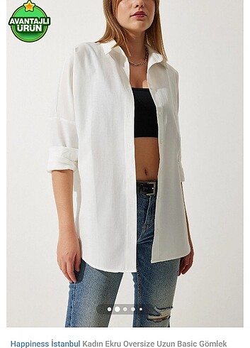 Diğer Basic oversize gömlek