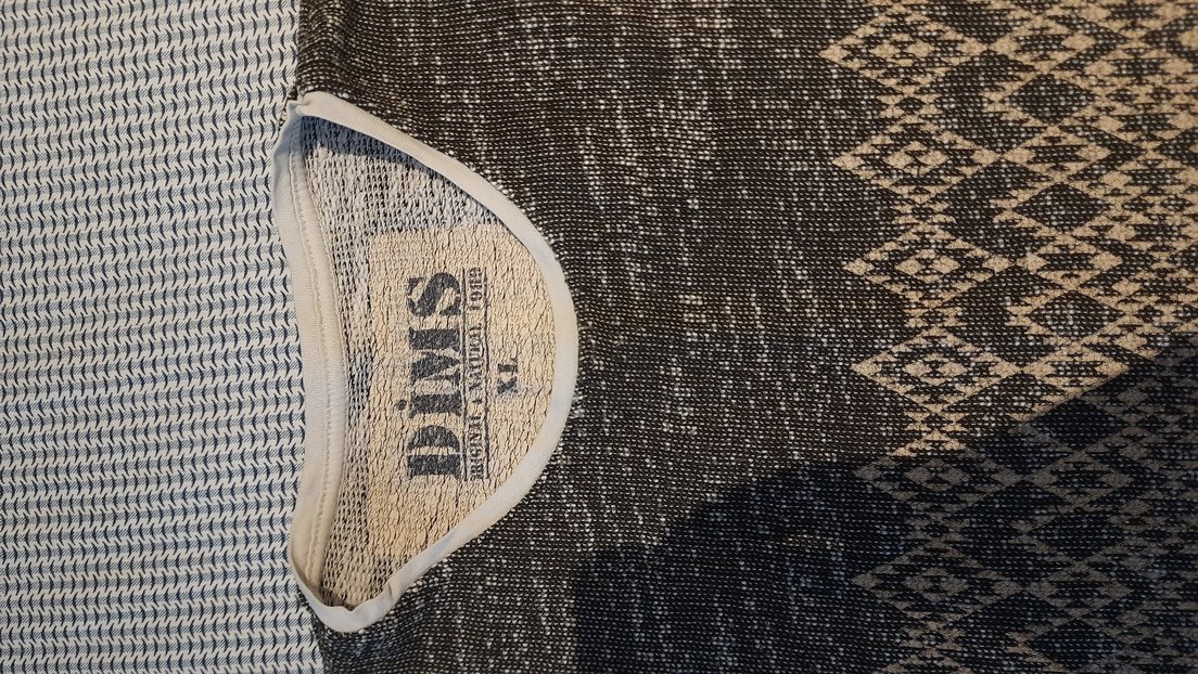 Dims Nakışlı Gri Erkek Kazak - Görsel 2