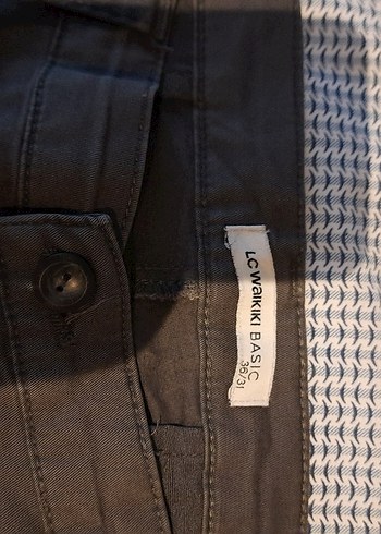 LCW Gri Erkek Keten Pantolon - Görsel 3