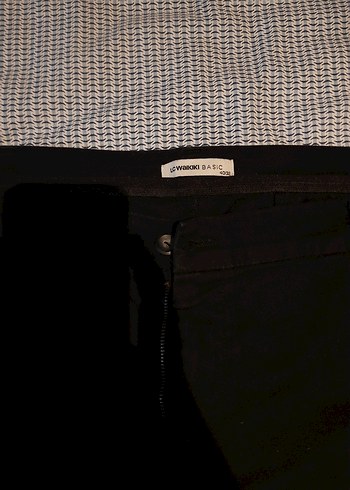 LC Waikiki Siyah Erkek Keten Pantolon - Görsel 2