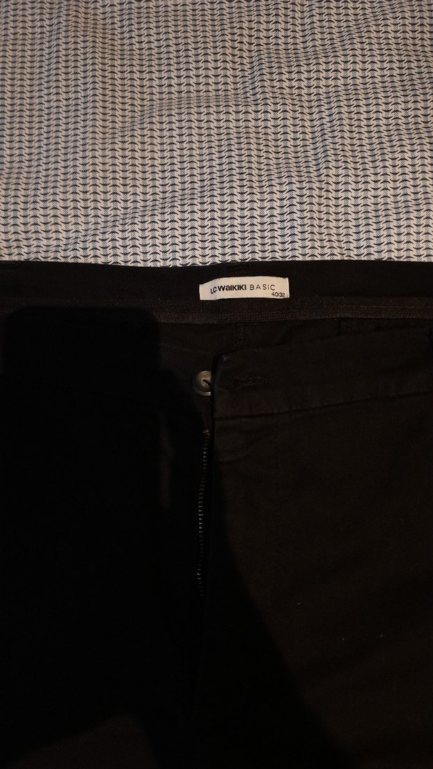 LC Waikiki Siyah Erkek Keten Pantolon - Görsel 2