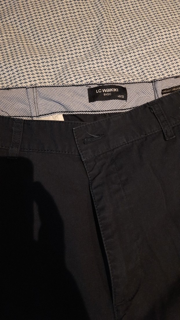 LCW Erkek Lacivert Keten Pantolon - Görsel 2