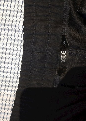 Erkek Siyah Fermuarlı Bol Kesim Eşofman Altı - Görsel 4