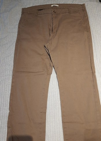 LCW Erkek Kahverengi Keten Pantolon - Görsel 2