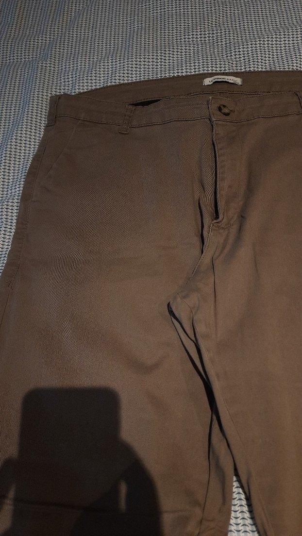 LCW Erkek Kahverengi Keten Pantolon - Görsel 4