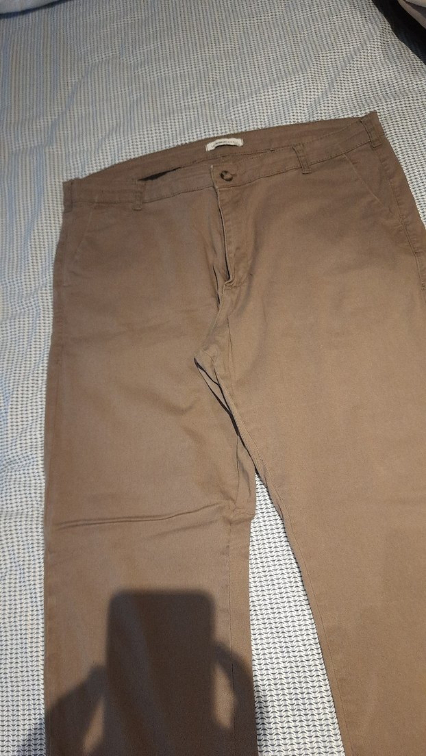 LCW Erkek Kahverengi Keten Pantolon - Görsel 5