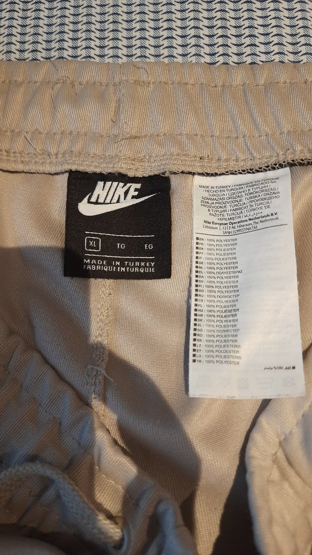 Nike Orijinal Bej Bol Kesim Erkek Eşofman Altı - Görsel 2