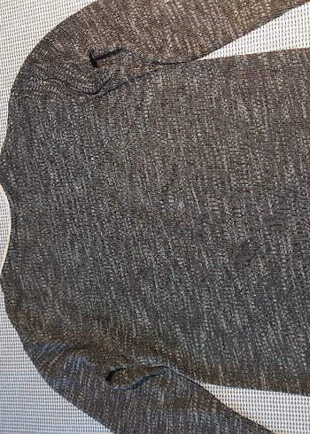 Erkek Gri Uzun Kollu Kazak - Görsel 2