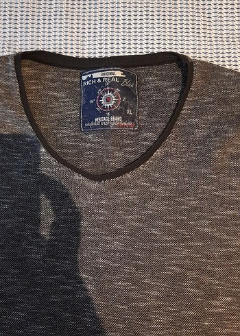 Erkek Gri Uzun Kollu Kazak - Görsel 3