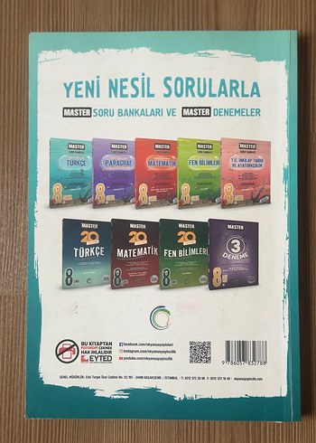 Master 8. Sınıf Türkçe Beceri Temelli Soru Bankası - Görsel 2