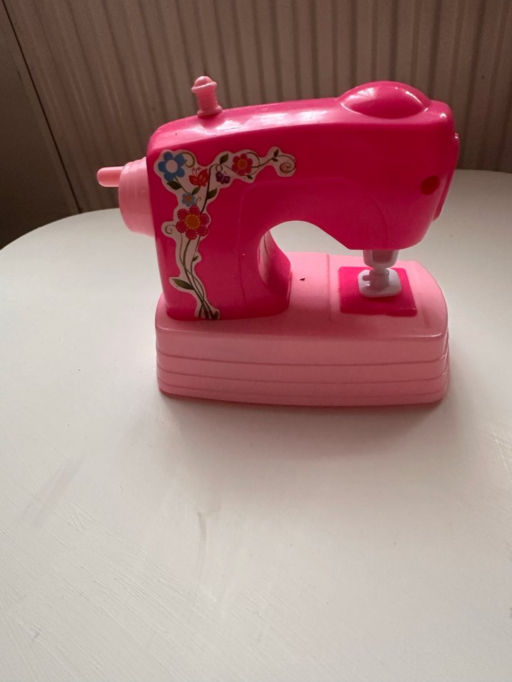 Renkli Pembe Çocuk Dikiş Makinesi - Görsel 2