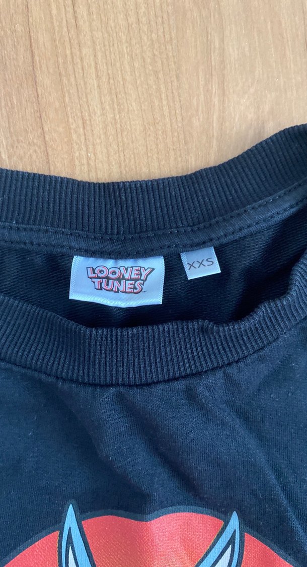 Looney tunes bugs bunny Baskılı siyah Sweatshirt - Görsel 2