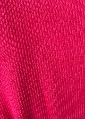 Pembe Kolsuz Midi Elbise - Görsel 3